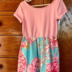 Girls Lilly Pulitzer Short Sleeved Dress Medium 6-7